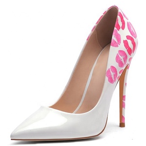 Women's Sexy Pointy Toe High Heel on Stiletto Pumps Large Size 45 Basic Dress <b>Shoes</b> Gradient Color Prom Party <b>Shoes</b> - Product Image 2