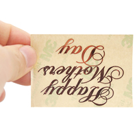 Autocollants de transfert dorés à frotter, personnalisables, à motif de police cursive vintage, décalcomanies à frotter à sec pour journal, verre, tasse, bricolage et décoration artisanale