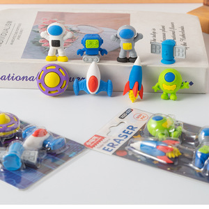 Juego de Borradores de Astronauta Xiao Gu Dong XGD-029, Sin PVC, Temática del Espacio Exterior, para Niños, Regalo Escolar - Product Image 4