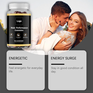 Kräuter-Energie-Nahrungsergänzungsmittel Gummis für Erwachsene Männer zur Leistungssteigerung Tongkat Ali Maca Horny Goat Weed Extrakt 30 Portionen - Product Image 5