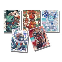 Offre Spéciale : Figurine Anime Originale, Cartes Cadeaux de Noël, Fan Art, Pokémon, Crystal Domain, Shattered Dream, Boîte de Boosters à languettes détachables