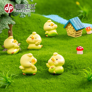 Cute Bird Resin Ornament Miniature Garden Decor <b>Tabletop</b> Indoor Outdoor Decoration Accessories D1710 - Product Image 4