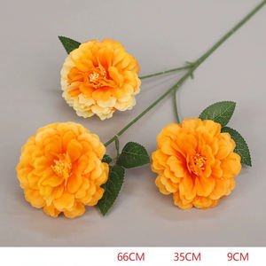 Guirnalda de Flores Artificiales de Loto Naranja Realista, Decoración Moderna para Pared de Dormitorio, Ratán, Pascua, Navidad, Regreso a Clases, Graduación - Product Image 6