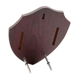 Letrero de pared de madera CREST Mahogany Shield 210X260X15mm No B - Product Image 2