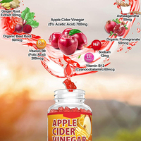Gommes de vinaigre de cidre de pomme avec Logo OEM/ODM, marque privée, perte de poids