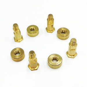 Jetto Hex Head Copper <b>Nuts</b> M4 M24 Metric 35mm Length Pre Embedded Through Blind Hole Screws And <b>Nuts</b> - Product Image 2