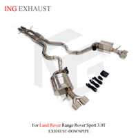 Système d'échappement Catback en acier inoxydable ING pour Land Rover Range Rover Sport 3.0T L320 L322, accessoires de silencieux à soupape électronique