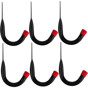Ganchos en Forma de U Negros con Tapas Rojas para Reparación Mecánica, Juego de Herrajes - Product Image 1