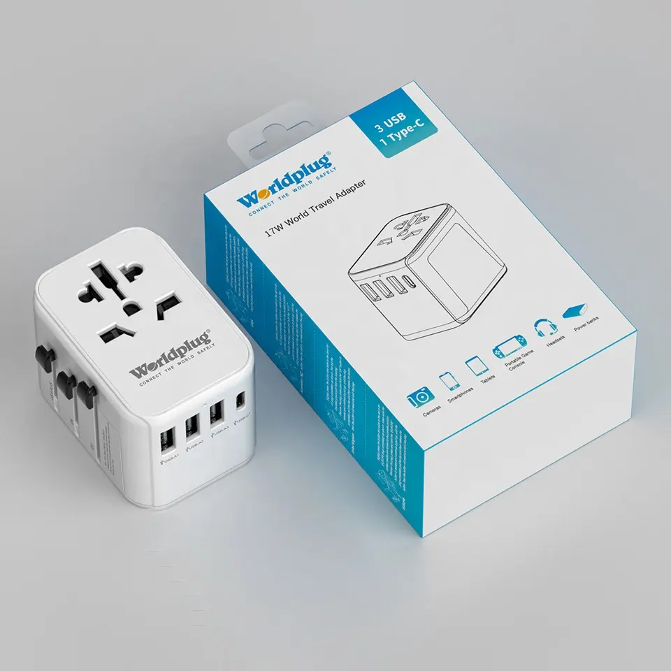 Plug נסיעות חבר מתאם בינלאומי מטען USB מטען אוניברסלי מתאם מטען