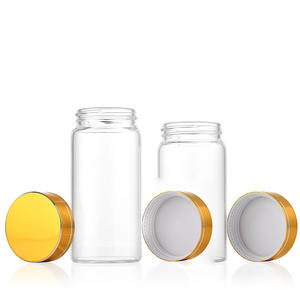 47mm Gold Screw Cap Tube Bottle for Saffron Dispensing Candy Capsule Cordyceps Flower Tea Agarwood-Sealed Storage - Product Image 5