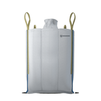 Bolsa de Polipropileno de 1 Tonelada para Uso Industrial con Estructura de Soporte Interna para Materiales Pesados, Envío a Larga Distancia y Elevación Segura