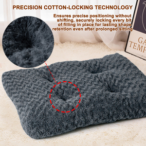 Coussin de cage pour chien et tapis de lit pour chat - Hiver, fond antidérapant, lit pour animaux de compagnie <span class=keywords><strong>durable</strong></span>, doux, chaud, lavable, coussin de sol pour tous les animaux - Product Image 2