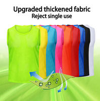 Maillot de football personnalisé 100 % polyester de haute qualité pour l'entraînement, respirant, séchage rapide, sans manches, impression nom et logo, OEM