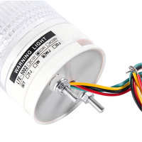 Luz LED de Alta Luminosidad para PC, Tricolor, Resistente al Polvo y al Humo, IP44, Impermeable, con Advertencia Luminosa y Sonora, Montaje en Suelo/Pared para Almacén