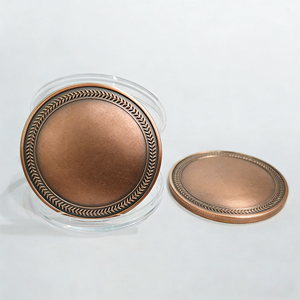 Moneta Personalizzata in Metallo <span class=keywords><strong>Rame</strong></span> 1 OZ, Moneta Solida in <span class=keywords><strong>Oro</strong></span> e <span class=keywords><strong>Argento</strong></span> da 1 Oncia per Souvenir - Product Image 2