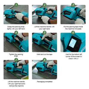 Ferramenta de Amarração Elétrica Portátil Recarregável, Design Sem Fio para Tijolos, Madeira, Alumínio e Ferramenta de Amarração Pesada - Product Image 6