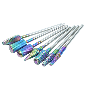 Diş laboratuar ekipmanları Tungsten çelik freze seramik tırnak matkap Bit manikür seramik için lehçe tırnak aksesuarı çıkarma - Product Image 2