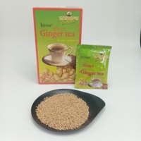 Thé instantané au miel et au gingembre Boisson instantanée au miel et au gingembre en cristal dans des boîtes en vrac Sachets