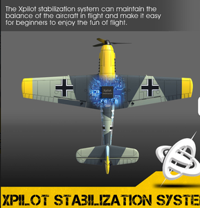 Volantex 761-11 RC Warbird Mini Avion Télécommandé RTF Jouets Télécommandés 400mm 2.4G 4 Canaux BF109 BF-109 Avion RC Planeur pour Cadeau Enfant - Product Image 4