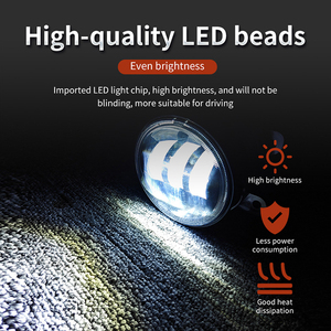 Luces antiniebla LED de doble color de 4 pulgadas y 30W, luces de 12/24W y 30W para Grant FL <span class=keywords><strong>Lada</strong></span> Vesta <span class=keywords><strong>Lada</strong></span> Khrey 21214 <span class=keywords><strong>Niva</strong></span> Urban para <span class=keywords><strong>Renault</strong></span> Logan - Product Image 6