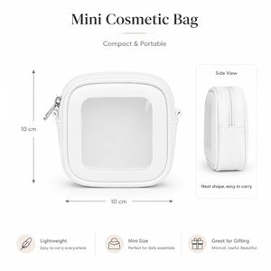 Private Label PVC Cosmetic Pouch Waterproof <b>Makeup</b> <b>Storage</b> Bag Custom Logo OEM ODM Bulk Wholesale Factory Supplier - Product Image 3