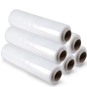 Industrial Strength <b>Shrink</b> Wrap Clear <b>Plastic</b> Machine Grade Lldpe <b>Shrink</b> Stretch Film Pallet Wrap Wrapping Film - Product Image 4