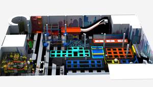 Trampoline d'intérieur multifonctionnel Équipement de <span class=keywords><strong>parc</strong></span> pour les jeux d'enfants et l'amusement pour les centres commerciaux - Product Image 5