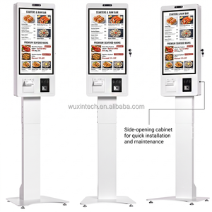 Kiosque <span class=keywords><strong>de</strong></span> paiement WUXIN 27/32 pouces, Android/Win, tactile, libre-service, pour la commande dans les restaurants, systèmes POS, machines avec lecteur <span class=keywords><strong>de</strong></span> code QR - Product Image 6
