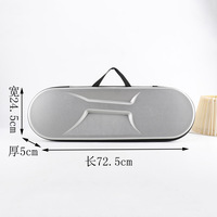 Étui pour raquette de badminton EVA, sac de rangement à fermeture éclair à coque rigide, housse de transport portable pour les voyages en plein air