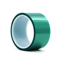 Résine époxy résistante à la chaleur à haute température, revêtement en poudre, masquage par sublimation, film polyester PET vert Kaptons, ruban adhésif en silicone