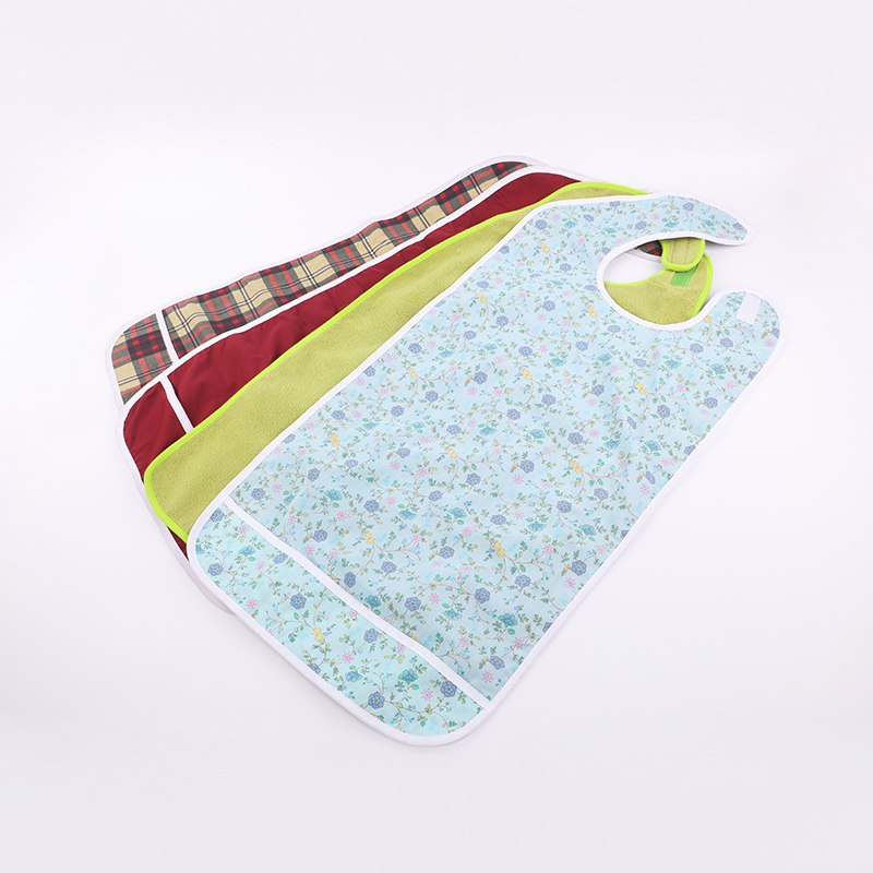 Оптовая продажа, нагрудники для взрослых, водонепроницаемые нагрудники для женщин, многоразовые моющиеся нагрудники для взрослых