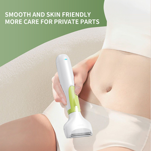 Electric Rotating Disc <strong>Trimmer</strong> for Women USB-C Rechargeable Painless <strong>Ladies</strong> Body Razors <strong>Nose</strong> Face Leg Cordless Bikini Shaver - Product Image 3