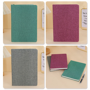 Biểu Tượng Tùy Chỉnh Màu Sắc <span class=keywords><strong>A5</strong></span> Cao cấp Vải Bìa Máy Tính Xách Tay Đơn Giản Màu Rắn Kinh Doanh Kế Hoạch Tùy Chỉnh Dày Khuyến Mại Máy Tính Xách Tay - Product Image 2