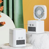 Ventilateur de refroidissement d'air rechargeable, nouveauté 2025, ventilateur électrique, chauffage, 3 vitesses de vent réglables, ventilateur à double mode