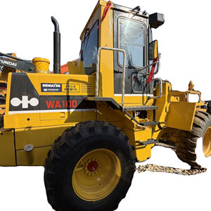 รถตักล้อยางโคมัตสึ WA100 มือสอง 7 ตัน เครื่องยนต์ญี่ปุ่นแท้ ความจุบุ้งกี๋ 1.0-1.6 ลูกบาศก์เมตร  ขายที่ลานเซี่ยงไฮ้ - Product Image 1