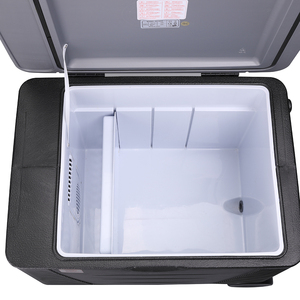 Refrigerador de 45l, 12V, refrigerador para coche, <span class=keywords><strong>nevera</strong></span> portátil, caja de viaje, refrigeradores eléctricos de <span class=keywords><strong>playa</strong></span> con <span class=keywords><strong>ruedas</strong></span> - Product Image 3