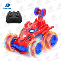 Voiture télécommandée araignée RC, véhicule de cascade 360 °   Jouet télécommandé lumineux LED amusant pour l'extérieur, cadeau pour enfants