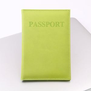 Porte-passeport en cuir PU anglais de haute qualité, ensemble de porte-passeport, porte-carte d'identité - Product Image 3