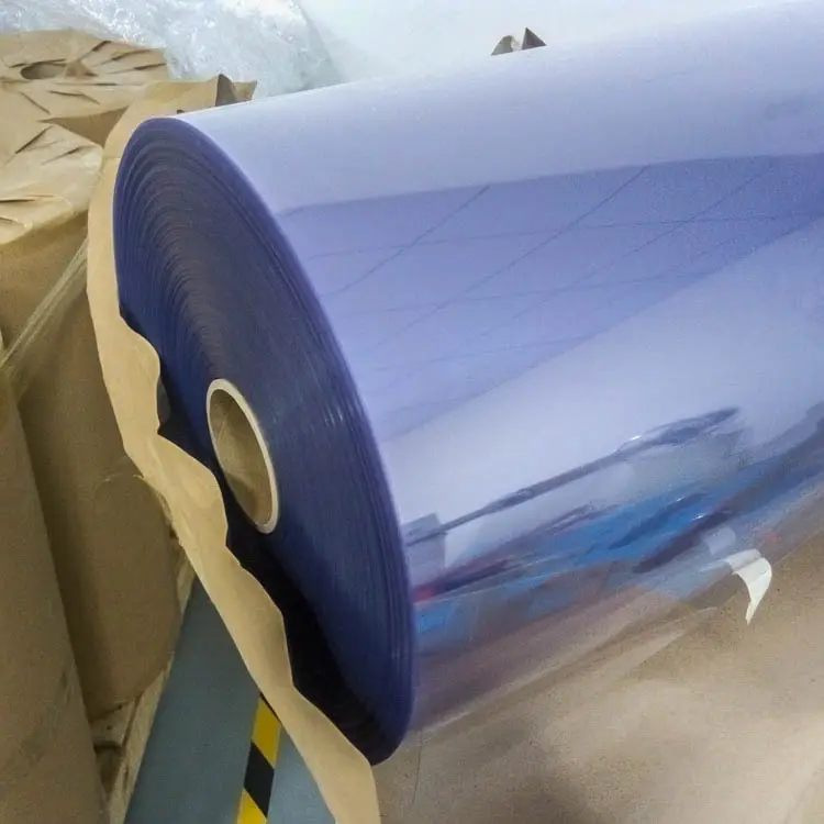 Factory Price 250 300 400 Micron Rigid PVC Film Roll Clear PVC Blister Pack Sheet Rolls