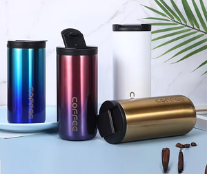 Oferta Especial: Termo de Acero Inoxidable de Doble Pared con Aislamiento al Vacío, 350ml y 500ml, para Café y Viajes - Product Image 6