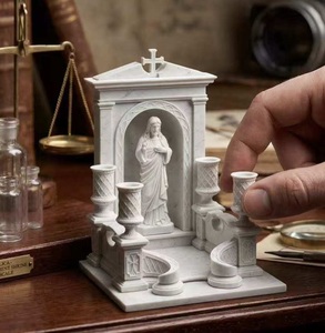 Grande statue de <span class=keywords><strong>pierre</strong></span> <span class=keywords><strong>tombale</strong></span> en marbre de la <span class=keywords><strong>Vierge</strong></span> <span class=keywords><strong>Marie</strong></span>, style américain, design européen <span class=keywords><strong>pour</strong></span> les tombes de cimetière - Product Image 2