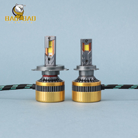 Bombilla LED para Faros Delanteros de Coche H1 H4 H7 H11 9005 9006, 260W de Alta Potencia, 20000LM, Súper Brillante, Canbus Sin Errores, IP68, para Piezas de Automóvil