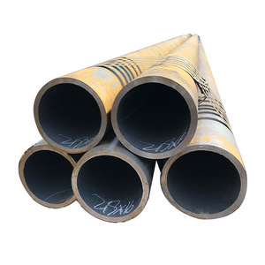 ซัพพลายเออร์โรงงานเสนอท่อเหล็กคาร์บอนเกรด ASTM A53 A106 5L แบบไร้รอยต่อและแบบเชื่อม ERW ท่อเหล็กกลมสีดำแบบเชื่อม - Product Image 1