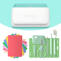Mini plotter de corte de pegatinas de vinilo Coolinbo con software de pegatinas personalizadas para Pegatinas y calcomanías