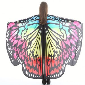 Sciarpa/Stola Pashmina con Ali di Farfalla per Donna, Accessorio per Costume da Nymfa/Fata - NOVITÀ - Product Image 1