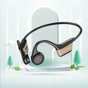 防汗耳机蓝牙5.3带麦克风开耳耳机IPX7防水游泳运动骨传导耳机