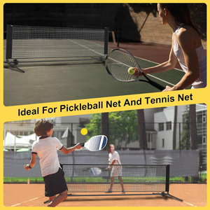 Ensemble <span class=keywords><strong>de</strong></span> <span class=keywords><strong>filet</strong></span> <span class=keywords><strong>de</strong></span> badminton portable pour intérieur et extérieur avec sac <span class=keywords><strong>de</strong></span> transport, hauteur réglable, <span class=keywords><strong>filet</strong></span> multisports pour pickleball, tennis, <span class=keywords><strong>volley</strong></span>-ball - Product Image 6