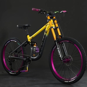 Bicicleta de Montaña para Adultos con Cuadro de Suspensión Completa, Horquilla de Aire, 26/27.5 Pulgadas, Aleación de Aluminio, 10 Velocidades, Ligera, Frenos de Disco Hidráulicos - Product Image 6