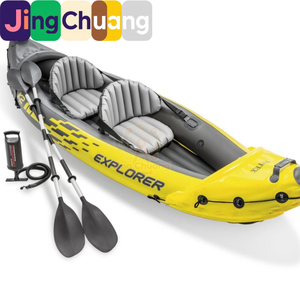 Bote Inflable Intex68307, Bote de Remos de Goma, Bote Inflable Doble de Lujo, Incluye Remos y Bomba de Aire - Product Image 5