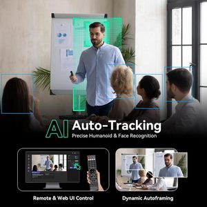 4 Stück VHD20H-4K-NDI 4K 20x Zoom NDI PTZ Konferenzkamera USB/HDMI/LAN POE + PC500 <span class=keywords><strong>Video</strong></span>-Mischer für Live-Streaming Kirche - Product Image 3